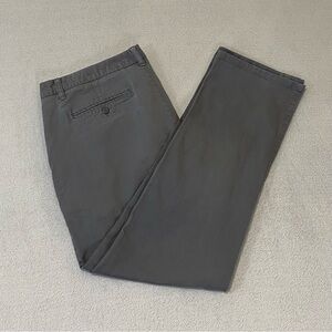 Bonobos Mens 38W 32L Gray Straight Fit Stretch Chino Casual Pants Preppy Classic